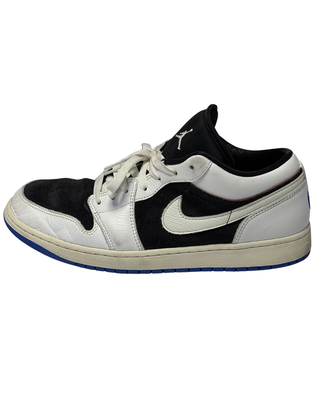 Jordan Air Jordan 1 Low Quai 54 Black/White/Blue Sneakers W/Box