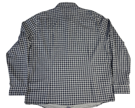 Boss Grey/Black Checkered Regular Fit Shirt