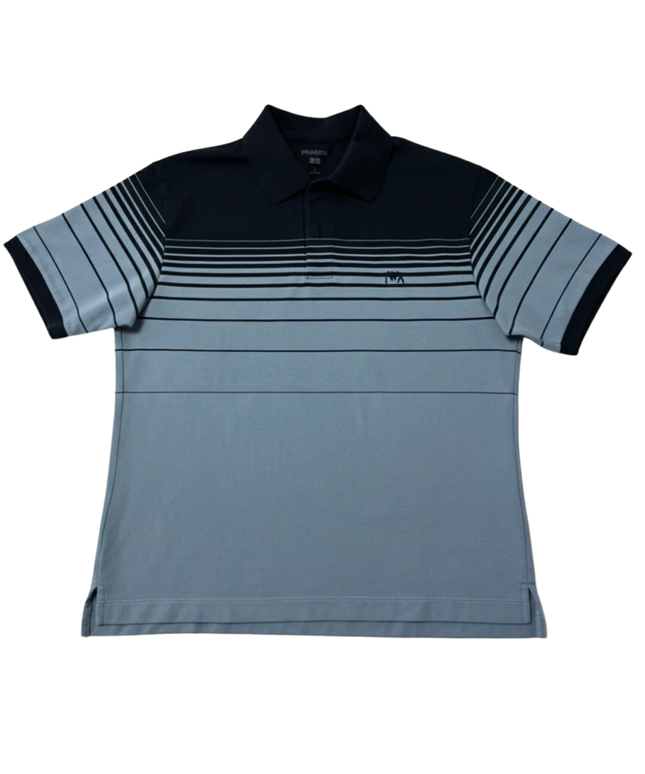 Uniqlo x JW Anderson Navy and Light Blue Gradient Stripe Polo Shirt