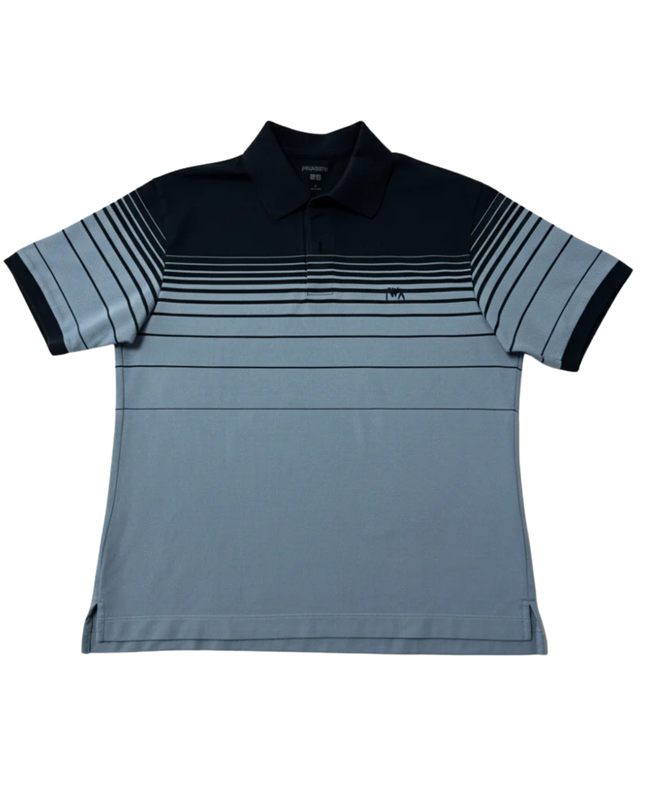 Uniqlo x JW Anderson Navy and Light Blue Gradient Stripe Polo Shirt