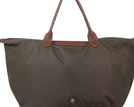 Longchamp Brown Le Pliage Large Tote Bag