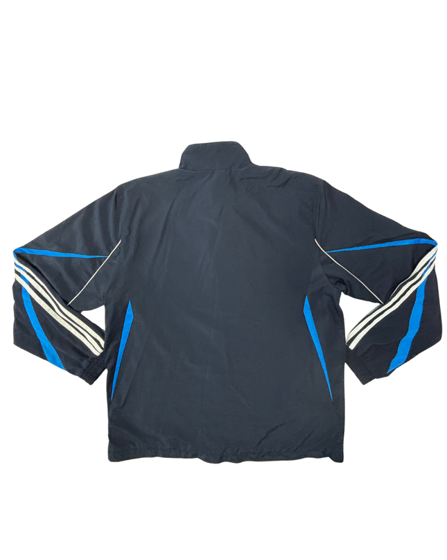 Adidas Classic Navy Blue & Royal with White Stripes Track Jacket
