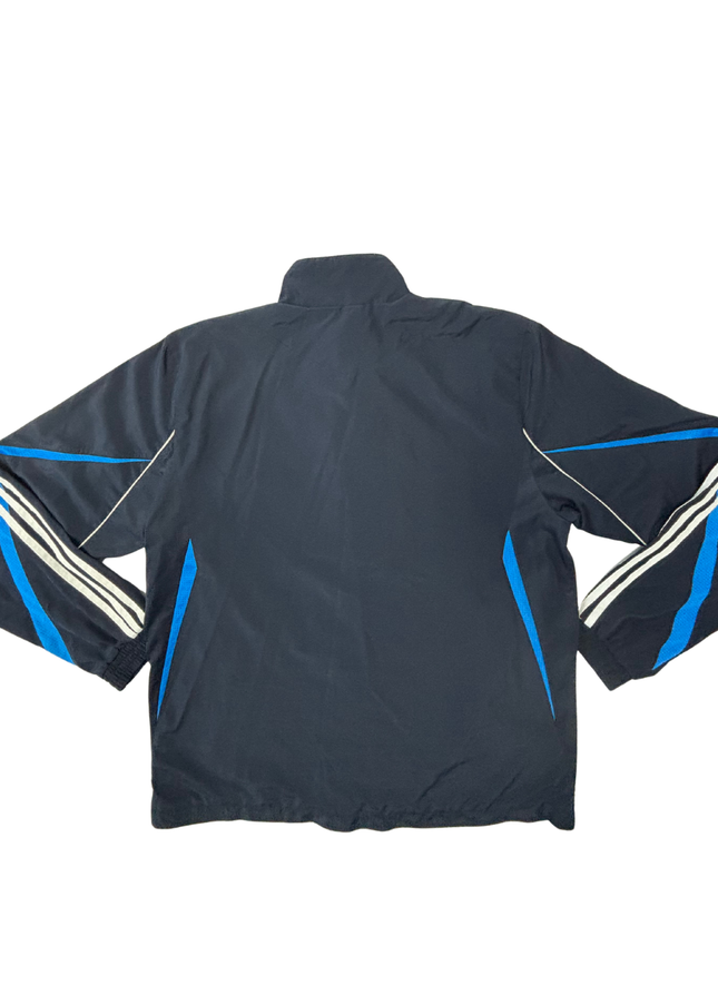Adidas Classic Navy Blue & Royal with White Stripes Track Jacket