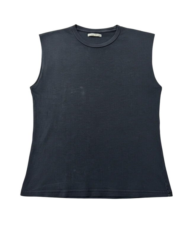 Pull&Bear Dark Grey Sleeveless Muscle Tank Top