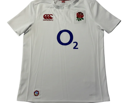 Canterbury England Rugby O2 White Jersey