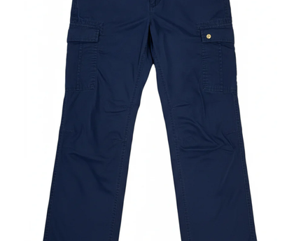 Lauren Ralph Lauren Navy Blue Straight Leg Cargo Utility Pants