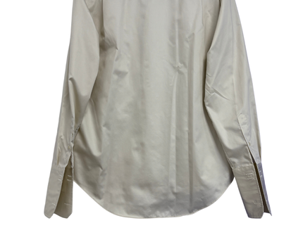 Next Cream Regular Fit Pure Cotton Shirt with French Cuffs