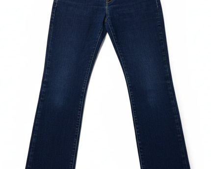 Levi's Dark Blue Demi Curve Straight Leg Jeans