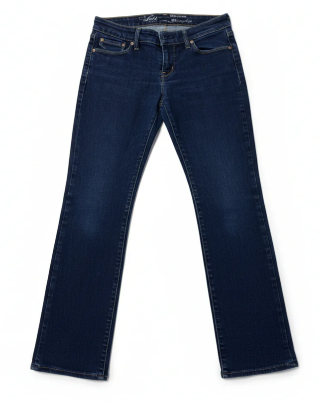 Levi's Dark Blue Demi Curve Straight Leg Jeans