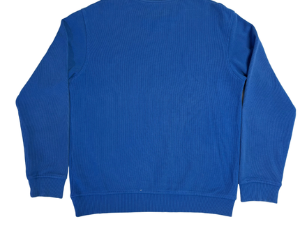 Tommy Hilfiger Blue Crewneck Ribbed Sweatshirt