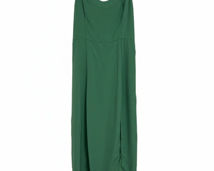 Abercrombie & Fitch Green Smocked Midi Dress