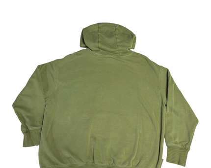 Nike Olive Green Embroidered Mini Swoosh Hoodie