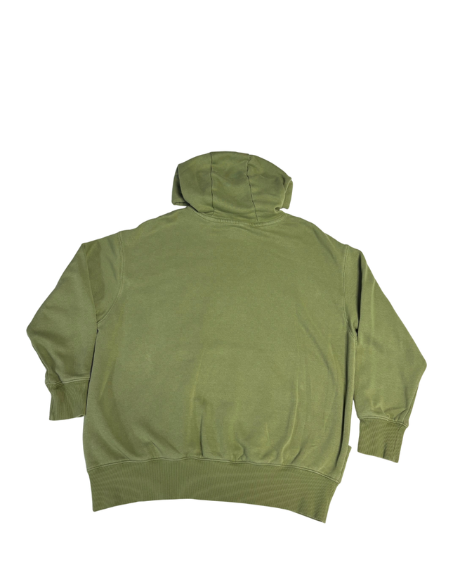 Nike Olive Green Embroidered Mini Swoosh Hoodie