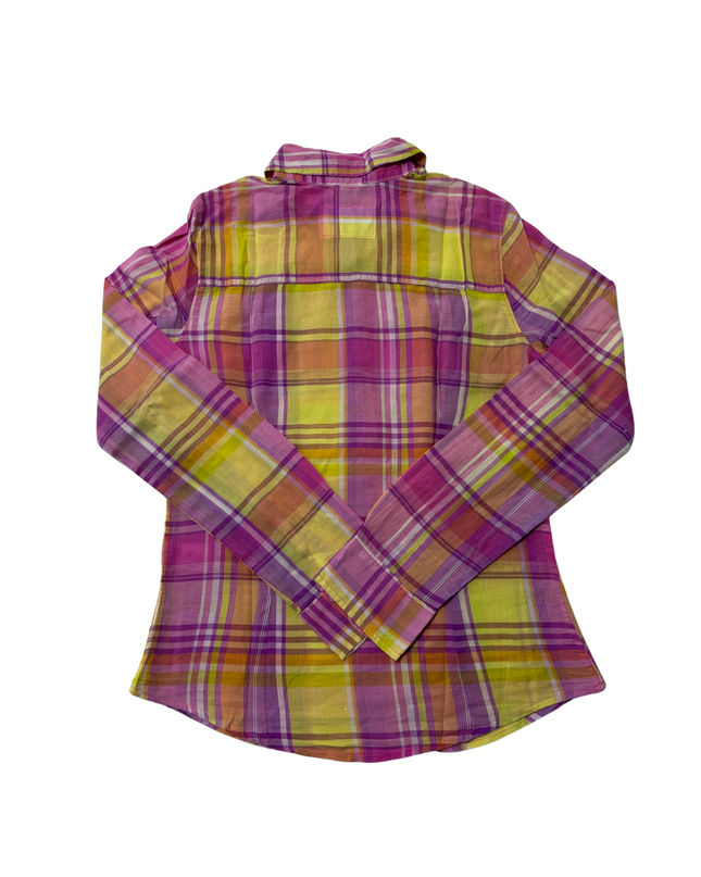 Aeropostale Multicolor Plaid Button-Down Shirt