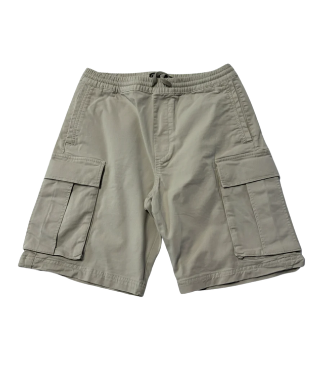 Zara Beige Drawstring Cargo Shorts