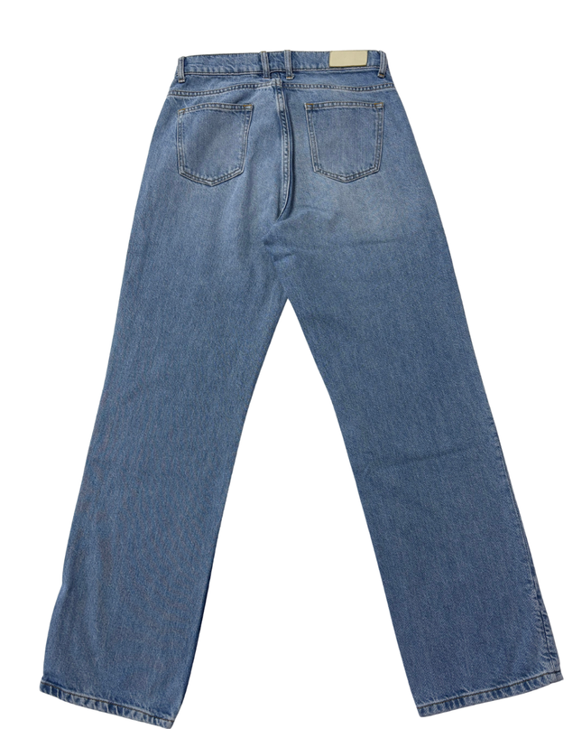 Whistles Mid-Wash Blue Straight Leg Denim Jeans