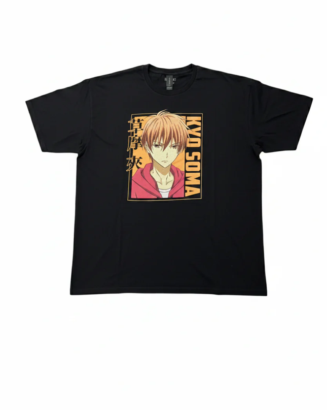 Gildan Black Fruits Basket Kyo Soma Anime Graphic Tee