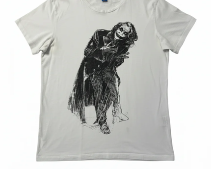 Batman White Joker Sketch Graphic Tee