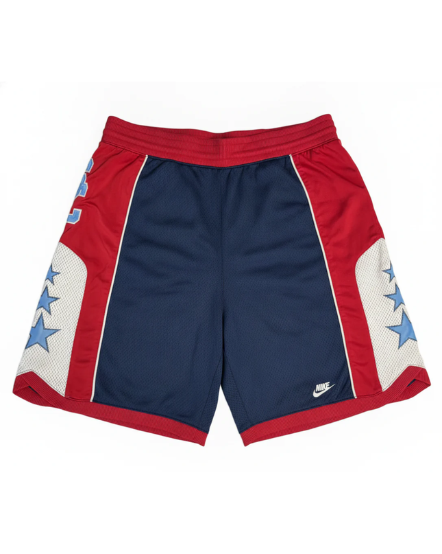 Nike Navy Blue Mesh Basketball Sports Shorts