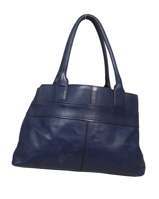 Kate Spade Navy Blue Leather Bow Shoulder Bag