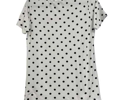 Dorothy Perkins White/Black Polka Dot Maternity T-Shirt