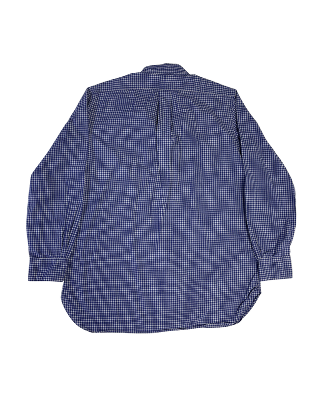 Ralph Lauren Blue/White Check Long Sleeve Button-Down Shirt