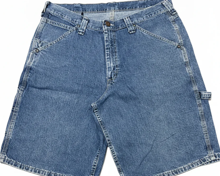 Lee Blue Dungaree Denim Carpenter Shorts