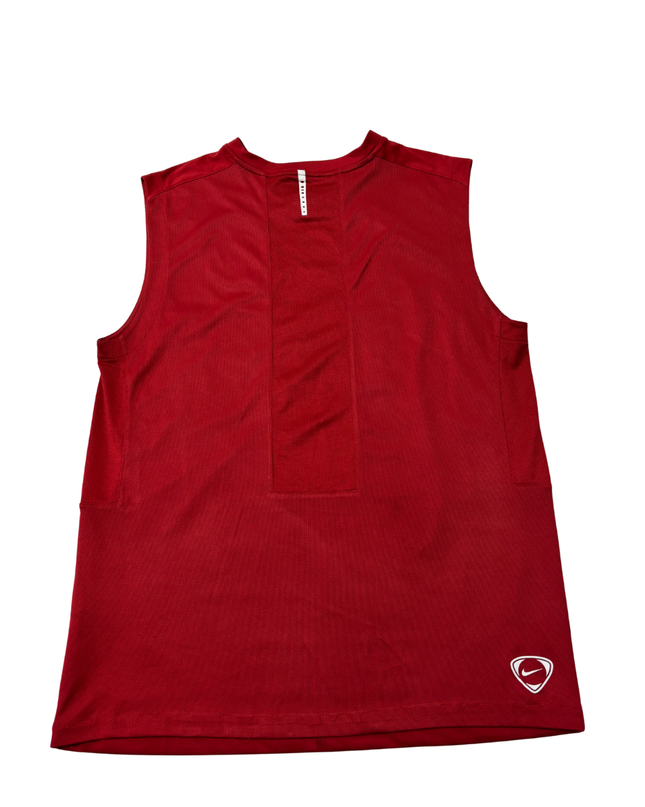 Nike Red Manchester United AIG Football Training Sleeveless Jersey