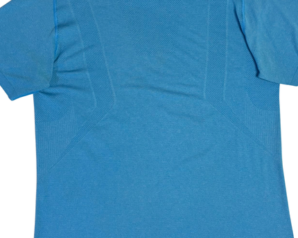 Lululemon Blue Metal Vent Tech Sports T-Shirt