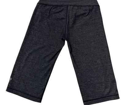 Lululemon Activewear Charcoal Grey/Purple Cropped Leggings