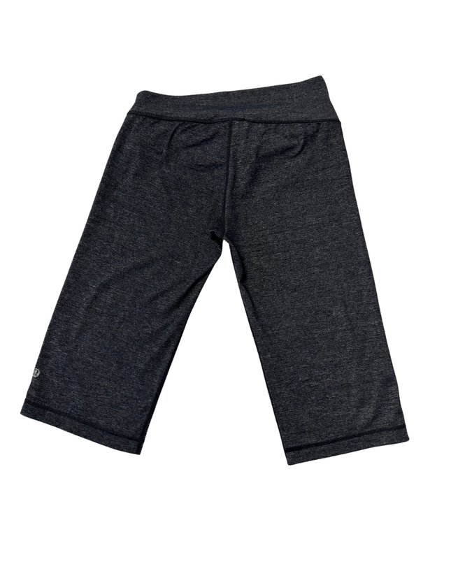 Lululemon Activewear Charcoal Grey/Purple Cropped Leggings