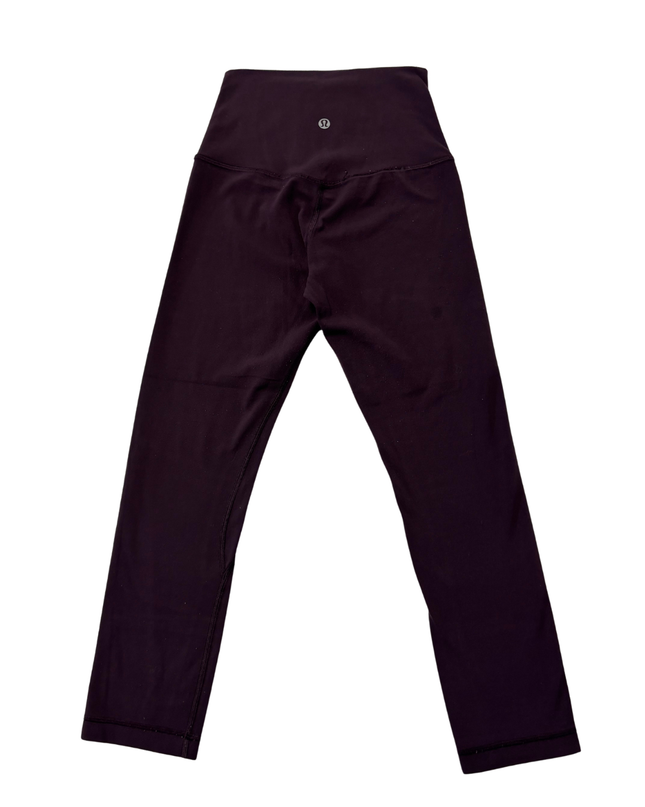 Lululemon Burgundy Align High-Rise Crop Leggings