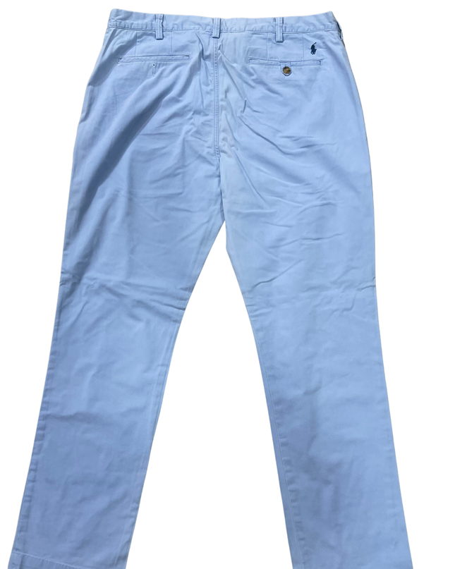 Polo Ralph Lauren Light Blue Stretch Straight Fit Pants