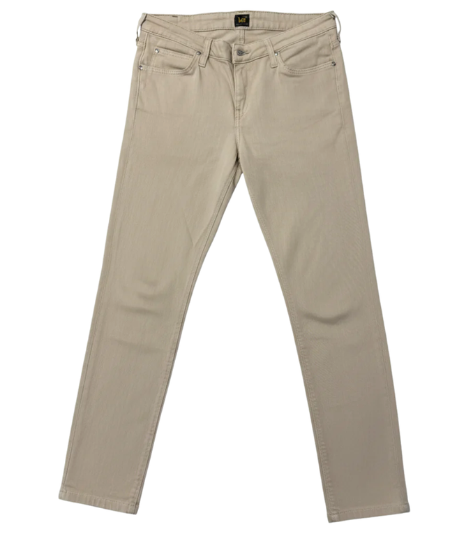 Lee Beige Scarlett Slim Fit Stretch Jeans