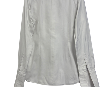 Next Signature Men's White Slim Fit Textured Cotton Dress Shirt