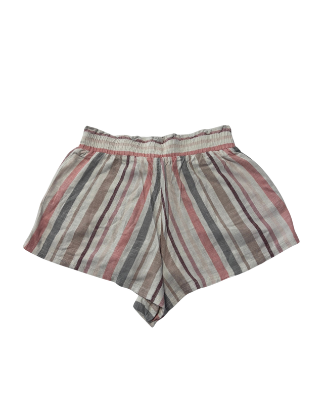 Aeropostale Striped High-Waisted Relaxed Shorts