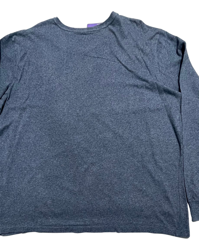 Polo Ralph Lauren Heather Blue Long Sleeve V-Neck T-Shirt