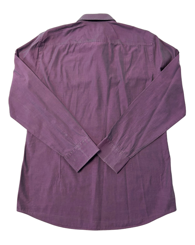Boss Purple Slim Fit Long Sleeve Shirt