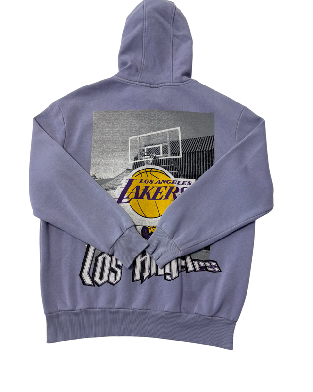 DeFacto Purple Los Angeles Lakers Graphic Hoodie
