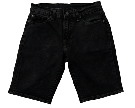 Levi's 511 Slim Fit Black Denim Shorts