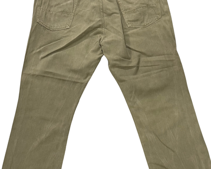 Polo Ralph Lauren Khaki Cotton Linen Blend Jeans