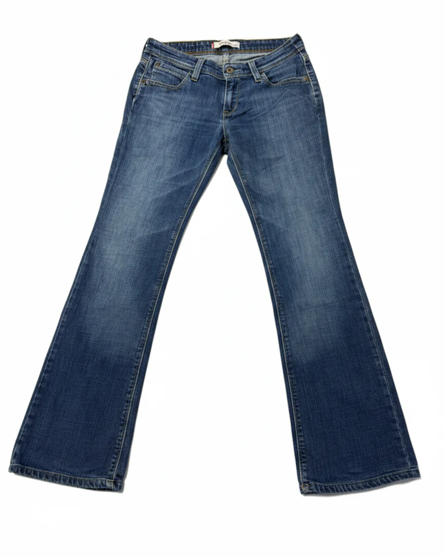 Levi's Blue 572 Boot Cut Stretch Denim Jeans