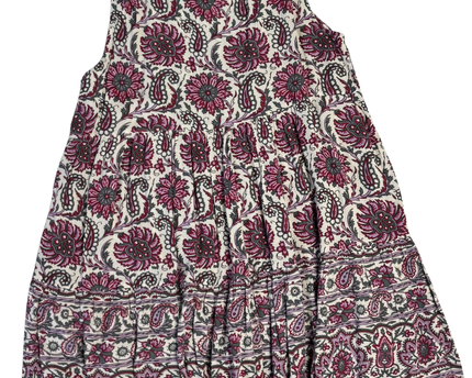 American Eagle Outfitters Multicolor Floral Paisley Tiered Mini Dress