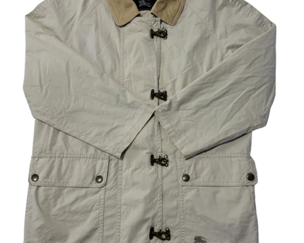 Burberrys Vintage Beige Fireman Toggle Jacket