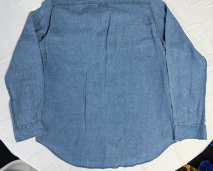 Gant Blue Indigo Linen Button-Down Shirt