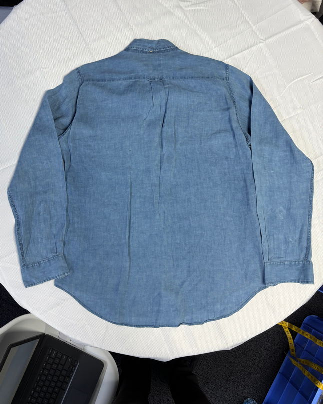 Gant Blue Indigo Linen Button-Down Shirt
