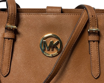 Michael Kors Brown Saffiano Leather Tote Bag