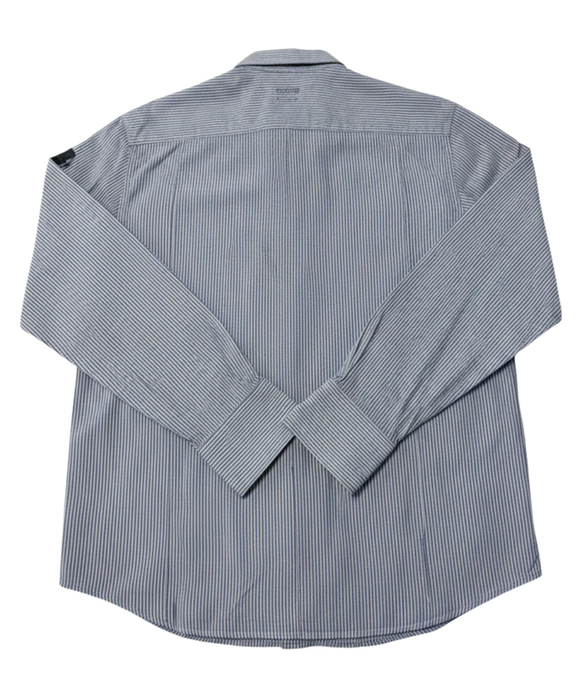 G-Star Raw Blue/White Striped Utility Button-Down Shirt