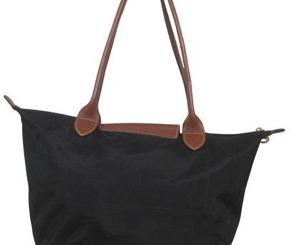 Longchamp Black Le Pliage Large Shoulder Tote Bag
