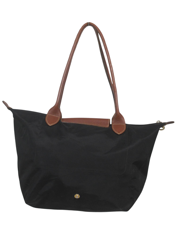Longchamp Black Le Pliage Large Shoulder Tote Bag